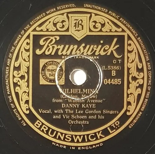 Schellack danny kaye cest - danny,