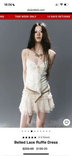 Cest nous belted lace - cest,