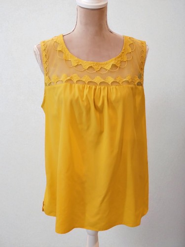 Cest toi yellow lace sheer - toi,